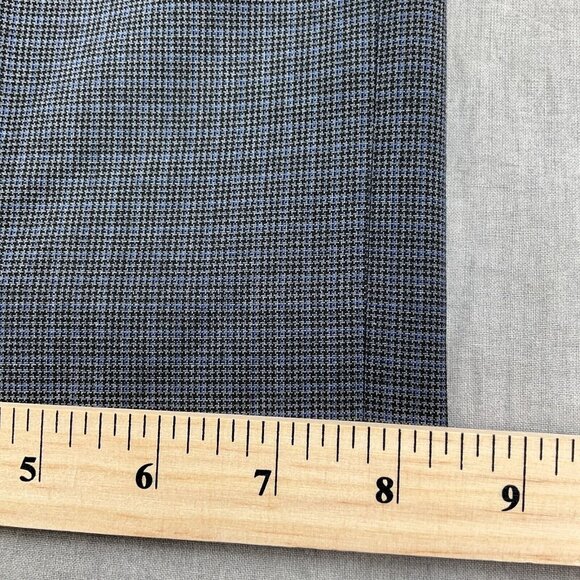 Lauren Ralph Lauren Pants Men 36W x 34L Black Blue Houndstooth Check Dress Caree - Picture 9 of 13